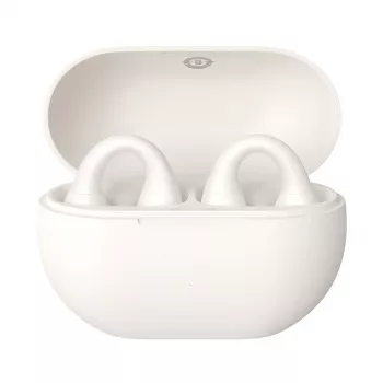 Baseus Bass 15 Clip Open-Ear-Headset True Wireless Stereo (TWS) In-Ear-Anrufe/Musik Bluetooth Weiß