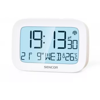 Digitaler Wecker SENCOR SRC 2200 mit LED-Anzeige und Batterie-Backup