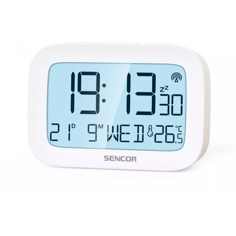 Digitaler Wecker SENCOR SRC 2200 mit LED-Anzeige und Batterie-Backup