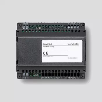 Siedle DCA 612-0 - Schwarz - Siedle - 100 mA - 0 - 40 °C - CE - 107 mm