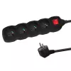 Stromverlängerungskabel ESPERANZA ELK212K — 1,5 m Kabel, 4 Typ-E-Steckdosen, Innenbereich, schwarz