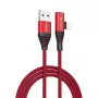 USB 2-in-1 Lade-/Datenkabel Devia Strom Series 1,2 m — Rot