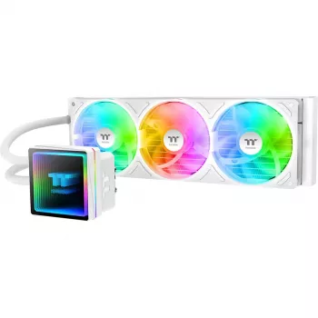 All-in-One Flüssig-CPU-Kühler THERMALTAKE TH360 V3 ARGB Sync Snow Edition (3x120mm, ARGB, AIO)