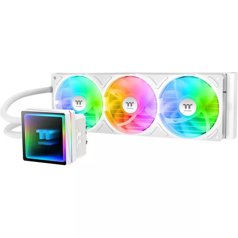 All-in-One Flüssig-CPU-Kühler THERMALTAKE TH360 V3 ARGB Sync Snow Edition (3x120mm, ARGB, AIO)