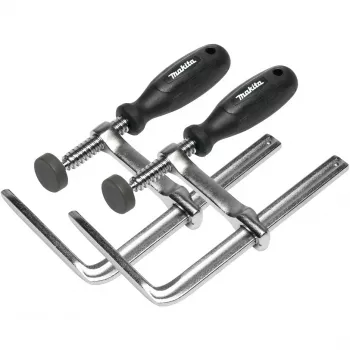 Makita 194385-5 Klemme Klemmen-Set Schwarz, Metallic