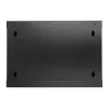 EXTRALINK LITE 6U 530X400 WANDMONTAGE-RACKSCHRANK SCHWARZ MIT REGALBODEN