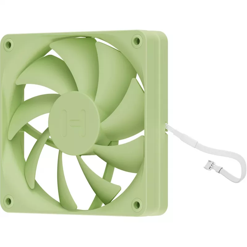 Computer-Kühllüfter HYTE FA12-MM-4 120 mm, 1500 U/min, 72 m³/h, 1,6 mmH₂O, Fluiddynamiklager, grün, 4er-Pack
