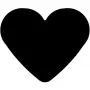 Shape craft punch WEDO Heart Shape Grau Orange