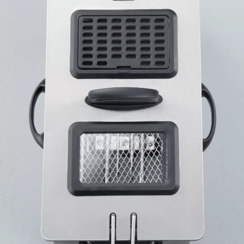Fritteuse Severin FR 2431 Single 3 L 2000 W Edelstahl