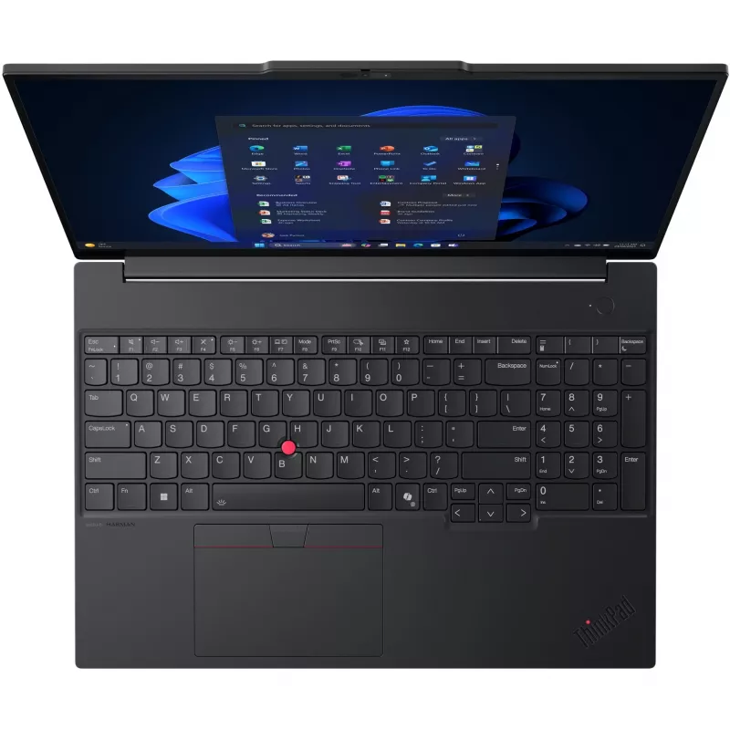 Lenovo ThinkPad E16 Gen 3 (AMD) AMD Ryzen™ 5 220 Laptop 40,6 cm (16 Zoll) WUXGA 32 GB DDR5-SDRAM 1 TB SSD Wi-Fi 6E (802.11ax) Windows 11 Pro Deutsch Schwarz