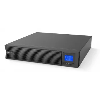Unterbrechungsfreie Stromversorgung PowerWalker VFI 1000 ICR IoT, Online-Doppelwandler, 1 kVA / 1000 W, 8x C13-Ausgänge, LCD, Rack/Tower 2U, schwarz