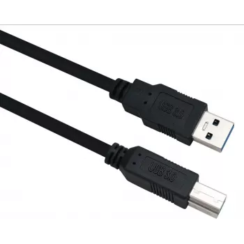 USB 3.0 A-auf-B-Kabel helos 288330 — 3,0 m, schwarz