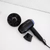 Haartrockner Taurus Studio Glow 1500 — 1400 W, 3 Heizstufen, 2 Geschwindigkeiten, faltbar, aufhängbar, schwarz
