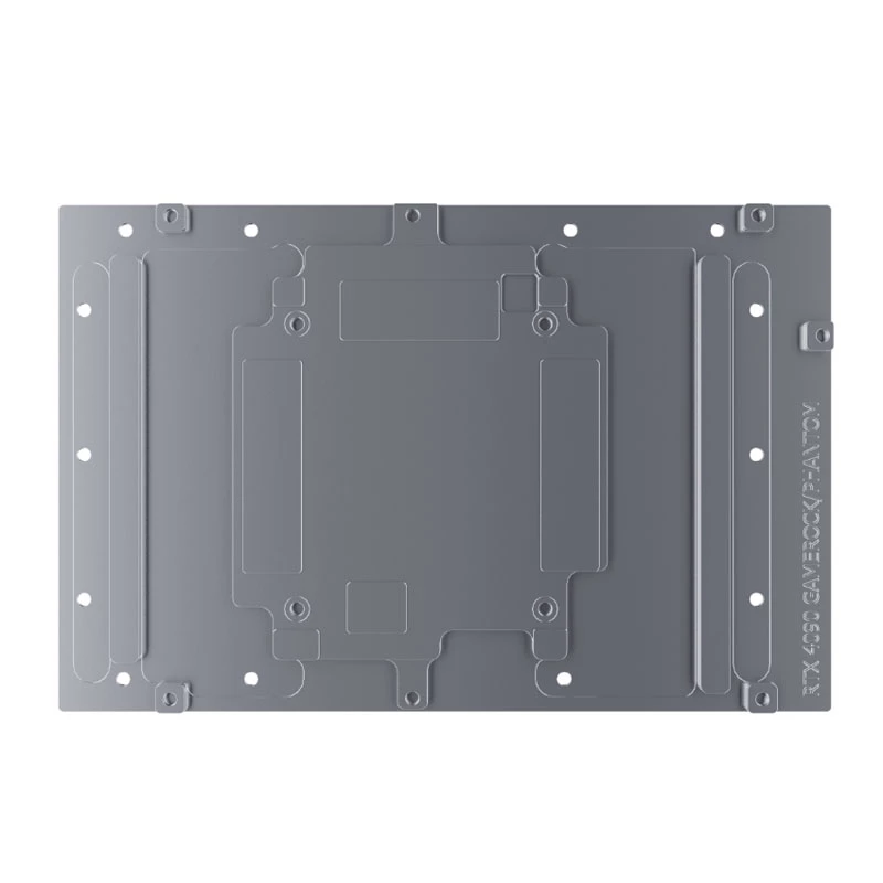 Backplate Alphacool 13463 Acryl Aluminium Schwarz 145,2 mm