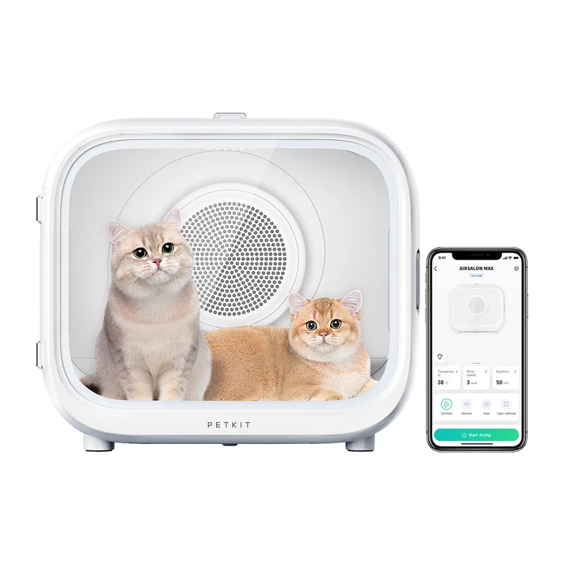 PETKIT AirSalon Max Pro Smart Pet Dryer für Katzen, Weiß, Modell PD10 Max