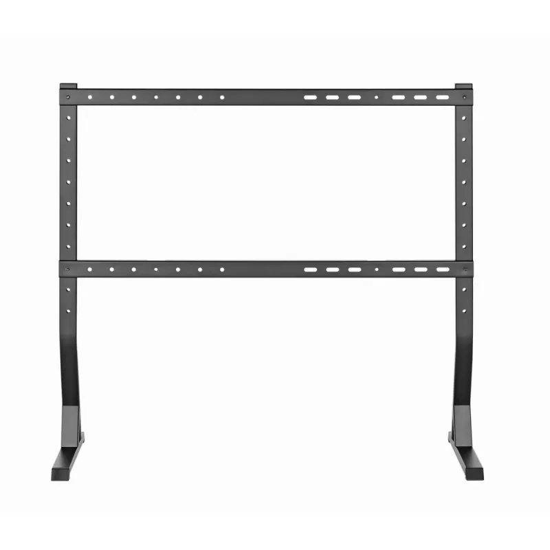 Boden-TV-Ständer GEMBIRD TVS-D90F-01 für 45–90 Zoll Fernseher, Stahl, feste Höhe, VESA 200x200–800x400, max. Belastung 60 kg, 970×800×525 mm