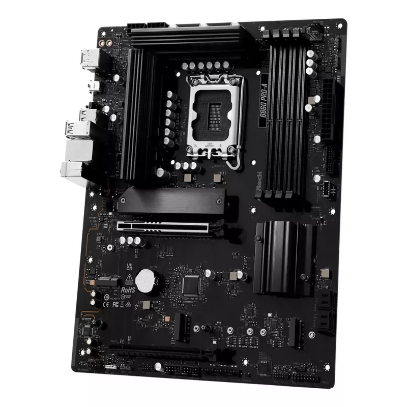 Mainboard ASRock B860 Pro-A — Intel B860 ATX, LGA 1851, DDR5, 4x DIMM, 256GB, 2.5Gb LAN, 1x M.2, 4x SATA III