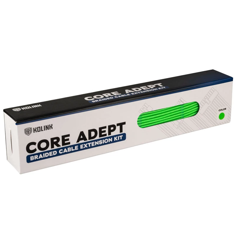 Kabel-Verlängerungsset Kolink Core Adept Grün