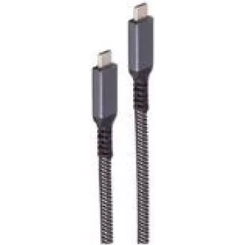 shiverpeaks BS14-75004 USB-Kabel 1 m USB 3.2 Gen 2 (3.1 Gen 2) USB-C Schwarz - Weiß (BS14-75004)