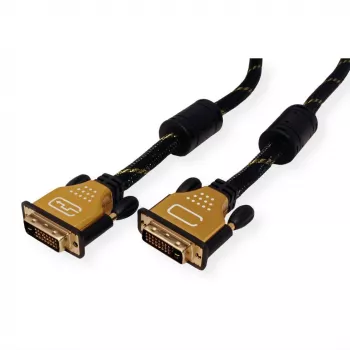 DVI-Monitorkabel ROLINE GOLD 5m Modell 11.04.5514