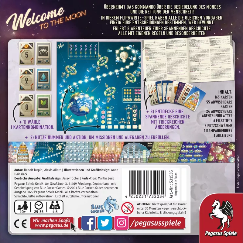 Welcome to the Moon, Brettspiel
