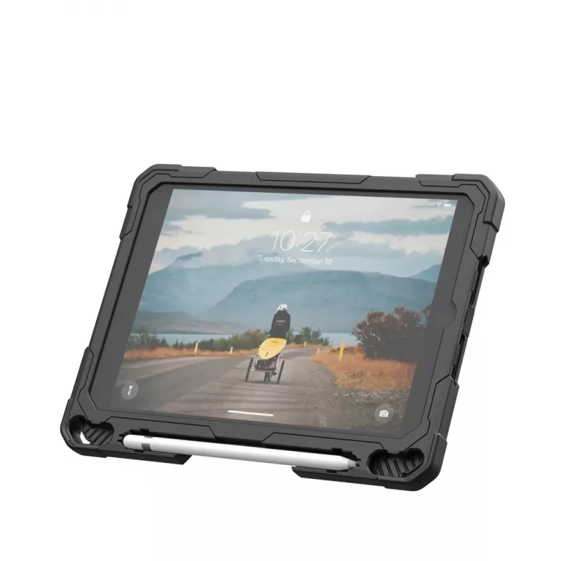Tablet-Bumper-Case Urban Armor Gear Plasma Healthcare für Apple iPad 10.9 Zoll (10. Gen, 2022) — 27,7 cm, Stand-Modus, 0,49 kg
