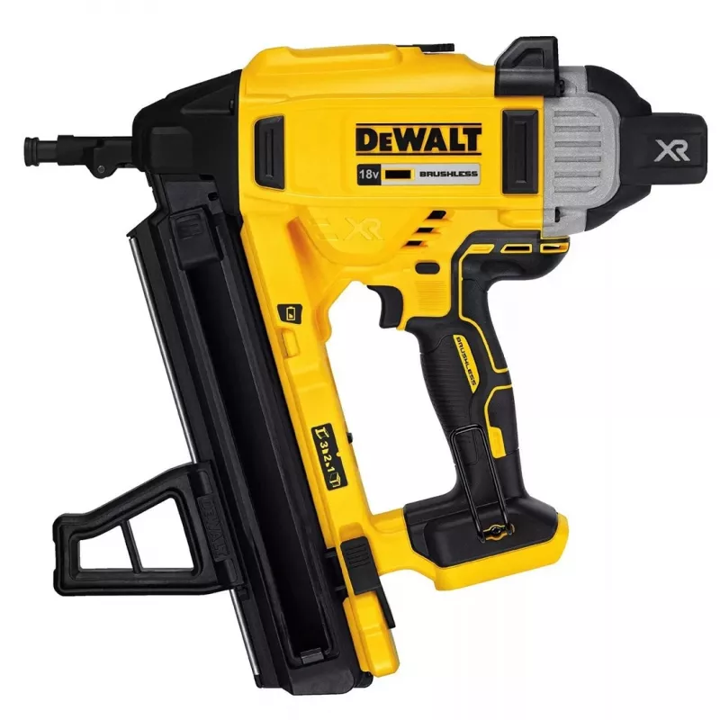 Nagler DeWALT DCN890N-XJ, kabelloses abgewinkeltes Magazin, 30 Schuss, Nägel 13–57 mm, Ø 2,6–3,7 mm, schwarz