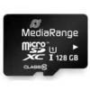 MediaRange MR945 - Flash-Speicherkarte (microSDXC mit SD-Adapter) - 128 GB - UHS-I / Class10 - microSDXC - Schwarz (MR945)