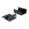 Patch Panel DeLOCK Keystone 4 Port Schwarz