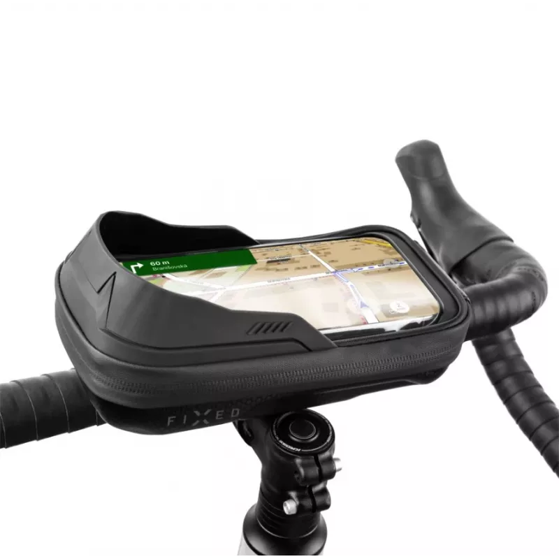 Fahrrad-Handyhülle FIXED FIXBIB2-BK — für Smartphones bis 6,8 Zoll, Lenkerhalterung