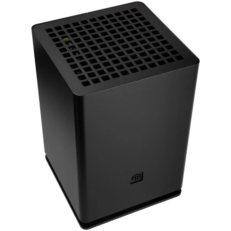 Computer-Gehäuse HGC Osmi 3.1 Mini-ITX-Gehäuse - Schwarz