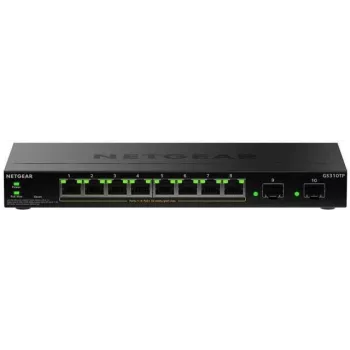 NETGEAR GS310TPv2 Managed L2/L3 Gigabit Ethernet (10/100/1000) Power over Ethernet (PoE) Desktop Schwarz