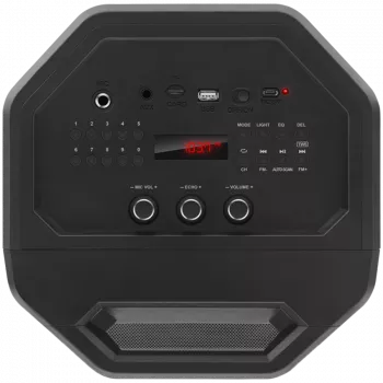 Lautsprecher SVEN PS-650, schwarz (50W, TWS, Bluetooth, FM, USB, microSD, LED-Display, 4000mAh)