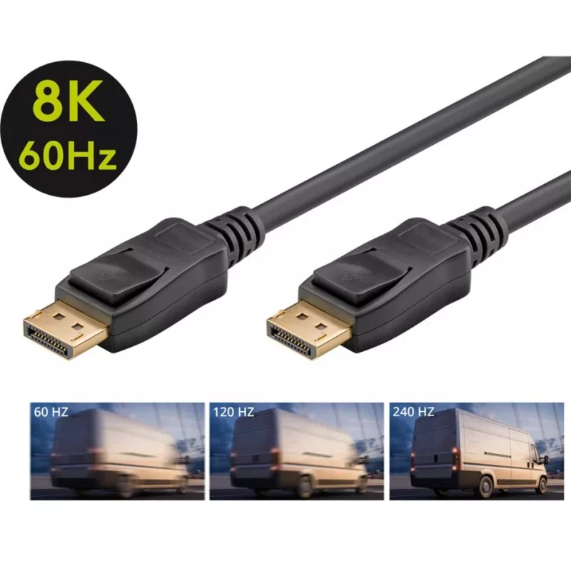 DisplayPort-Kabel Goobay 74779 3 m Schwarz G-Sync FreeSync