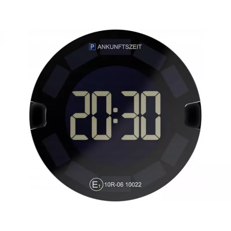 Elektronische Parkscheibe OOONO P-Disc No3 Schwarz Touch-Steuerung