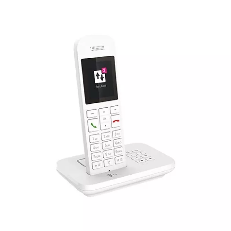 Telekom Sinus A12 Analog/DECT-Telefon Weiß