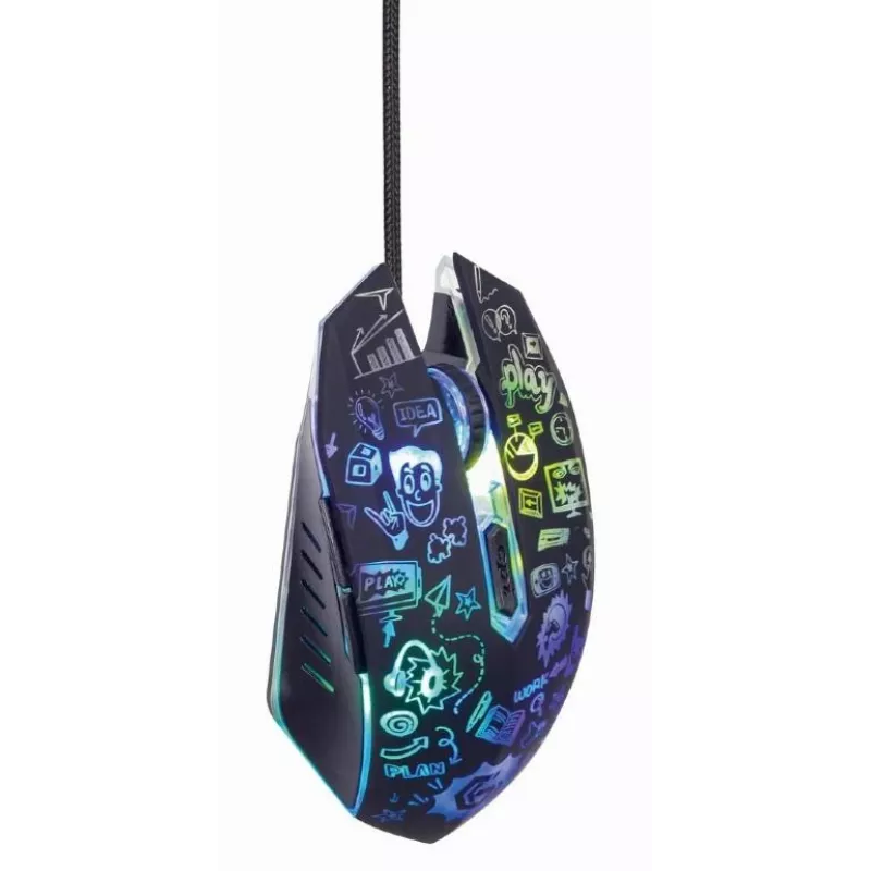 Maus USB Optisch SCHWARZ/MUS-6B-GRAFIX-01 Gembird
