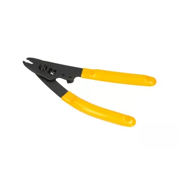 Glasfaser-Abisolierer Extralink CFS-3 für 2–3 mm, 0,9 mm und 0,125 mm Fasern, schwarz/gelb