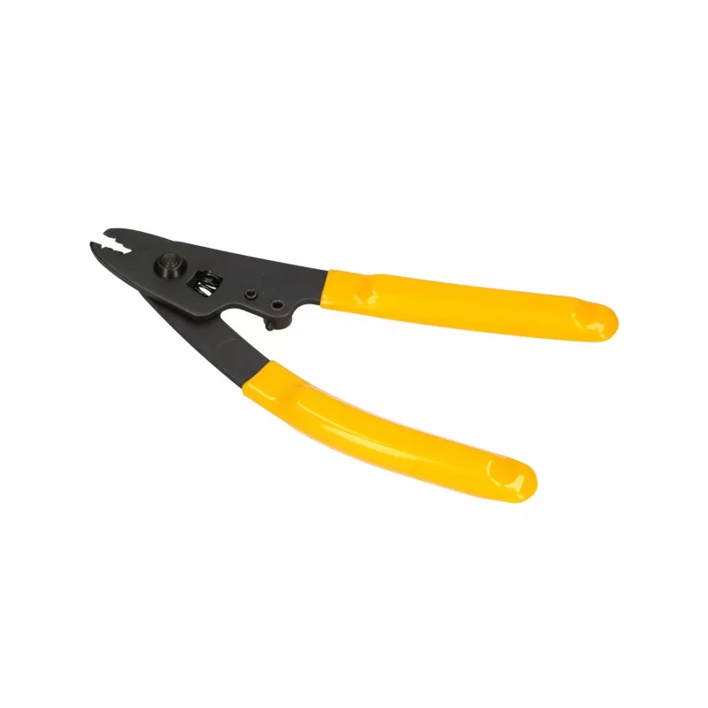 Glasfaser-Abisolierer Extralink CFS-3 für 2–3 mm, 0,9 mm und 0,125 mm Fasern, schwarz/gelb