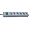 Brennenstuhl Eco-Line 6-fach Steckdosenleiste (Silber) (1159540015)