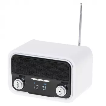 Tragbares Radio Adler AD 1185 – FM, Bluetooth 4.0, MP3, SD-Karte, AUX, 1800 mAh Akku, LCD-Anzeige, Micro-USB-Ladung