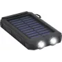 Wentronic goobay Outdoor PowerBank 8,0 - Solar-Powerbank - Li-Pol - 8000 mAh - 29,6 Wh - 2 A - 2 Ausgangsports (2 x USB) - am Kabel: Micro-USB - Schwarz (49216)