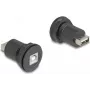 DeLOCK USB 2.0 Typ-B auf Typ-A Einbaustecker schwarz 66744