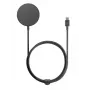 Kabelloses Standladegerät native union Snapstand Qi2 USB 1,5 m Kabel Schwarz