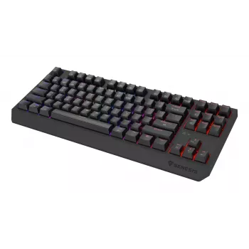 GENESIS Thor 230 TKL Tastatur Gaming USB + RF Wireless + Bluetooth QWERTY US English Schwarz
