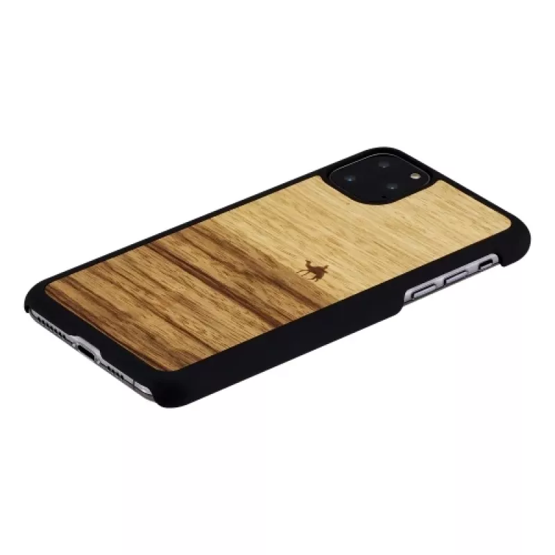 Smartphone-Hülle man and wood für iPhone 11 Pro Max — terra Schwarz