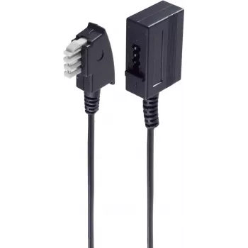 Telefonkabel ShiverPeaks BS70220 10 m Schwarz