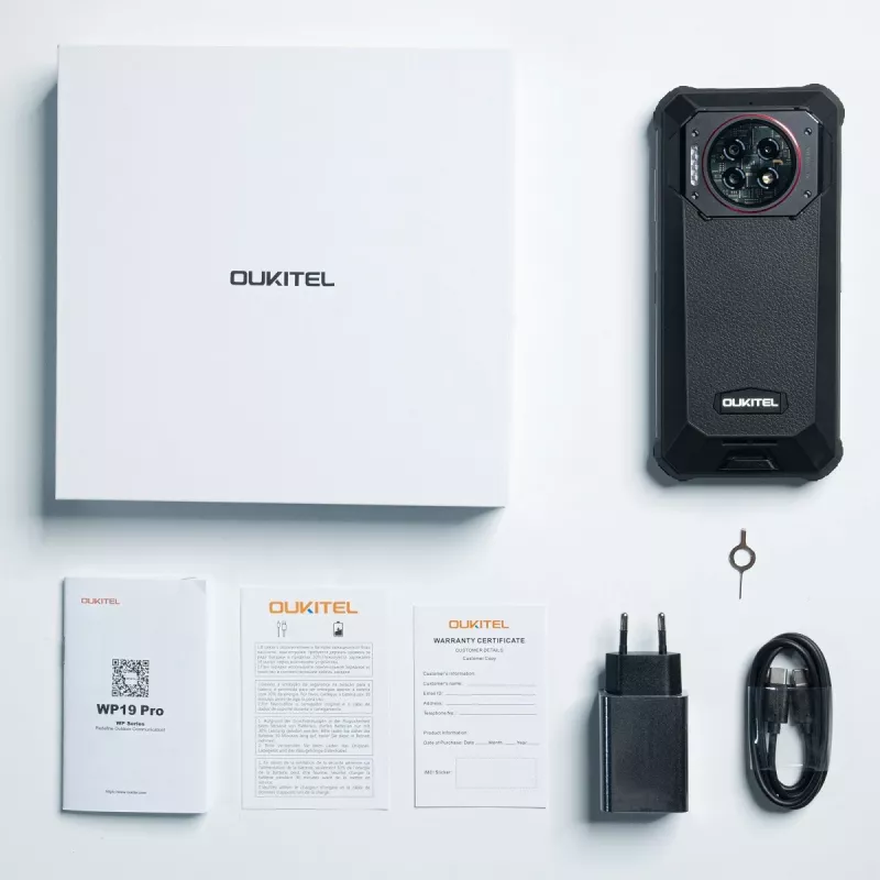 Smartphone Oukitel WP19 Pro 6,78 Zoll 8 GB/256 GB Schwarz