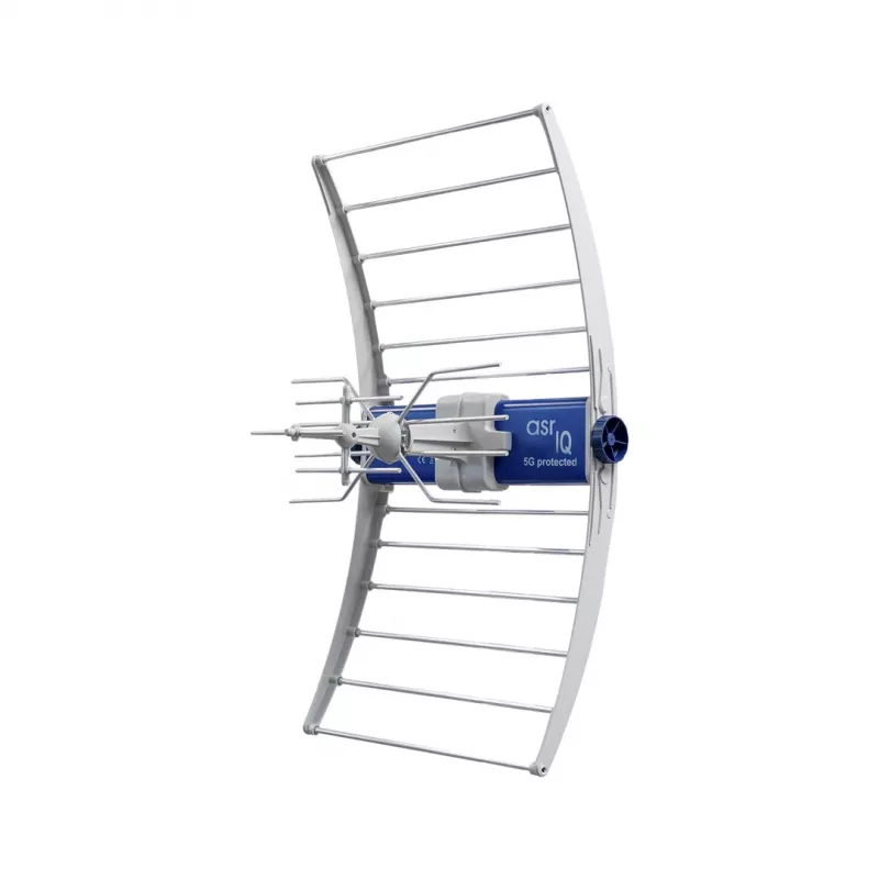 TV DVB‑T/T2-Antenne ASR IQ 5G 700 PROTECTED 2023 mit ZZA‑7-Netzteil von Telkom Telmor