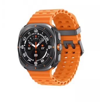 Samsung Galaxy Watch Ultra 3,81 cm (1,5 Zoll) AMOLED 47 mm Digital 480 x 480 Pixel Touchscreen 4G Grau, Titan Wi-Fi GPS (Satellit)